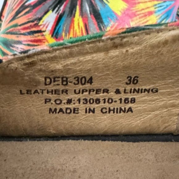 Alegria Debra Fireworks (Deb-304) Professional Nursing Shoe Clog Size 36 - Picture 7 of 8